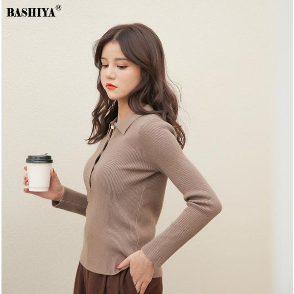 women's knits & tees women blouse slim long sleeves elastic causal shirt lapel with button feamle soft knti for ladies spring 2021, White
women's knits & tees women blouse slim long sleeves elastic causal shirt lapel with button feamle soft knti for ladies spring 2021, White