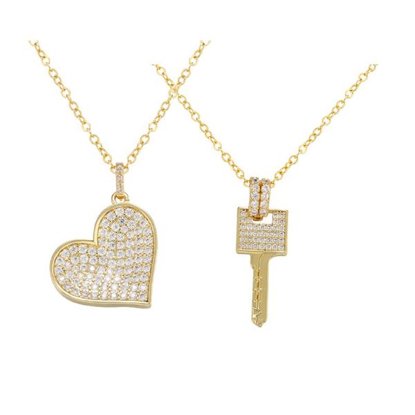 pendant necklaces qmhje key heart charm necklace for women choker silm link chain gold silver color cubic zircon trendy jewelry punk
pendant necklaces qmhje key heart charm necklace for women choker silm link chain gold silver color cubic zircon trendy jewelry punk
