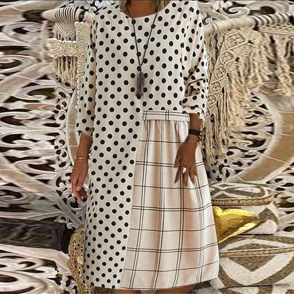 dresses autumn women vintage patchwork print elegant o-neck long sleeve a-line es ladies casual plus size vestidos 8vb8 962v, Black;gray
dresses autumn women vintage patchwork print elegant o-neck long sleeve a-line es ladies casual plus size vestidos 8vb8 962v, Black;gray