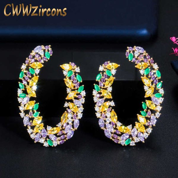 luxury unique designer multicolor cubic zirconia big round drop earrings fashion bohemian femme jewelry cz694 210714, Silver
luxury unique designer multicolor cubic zirconia big round drop earrings fashion bohemian femme jewelry cz694 210714, Silver