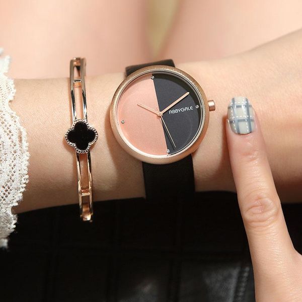 wristwatches unique simple style minimalist women's watches 2 color crystal dial fashion luxury ladies bracelet dress girl clock, Slivery;brown
wristwatches unique simple style minimalist women's watches 2 color crystal dial fashion luxury ladies bracelet dress girl clock, Slivery;brown
