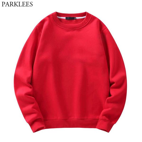 men's hoodies & sweatshirts red fleece crewneck sweatshirt men women 2021 autumn winter oversized thick basic multicolor quality sweat, Black
men's hoodies & sweatshirts red fleece crewneck sweatshirt men women 2021 autumn winter oversized thick basic multicolor quality sweat, Black