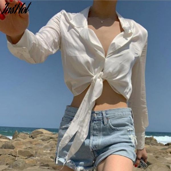 women's blouses & shirts women v neck long sleeve irregular blouse 2021 fashion bow tie elegant button beach white
women's blouses & shirts women v neck long sleeve irregular blouse 2021 fashion bow tie elegant button beach white