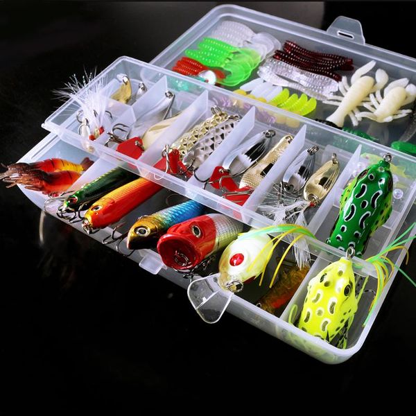 234pcs fishing minnow lures baits crankbait jig hooks sinker weight barrel swivels with tackle box set accessories
234pcs fishing minnow lures baits crankbait jig hooks sinker weight barrel swivels with tackle box set accessories