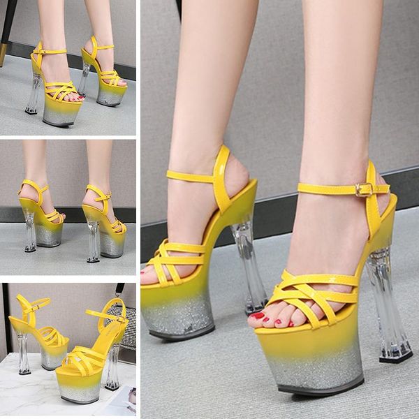 ladies ankle strap shoes gladiator sandals large size 43 summer super high heel party glitter, Black
ladies ankle strap shoes gladiator sandals large size 43 summer super high heel party glitter, Black