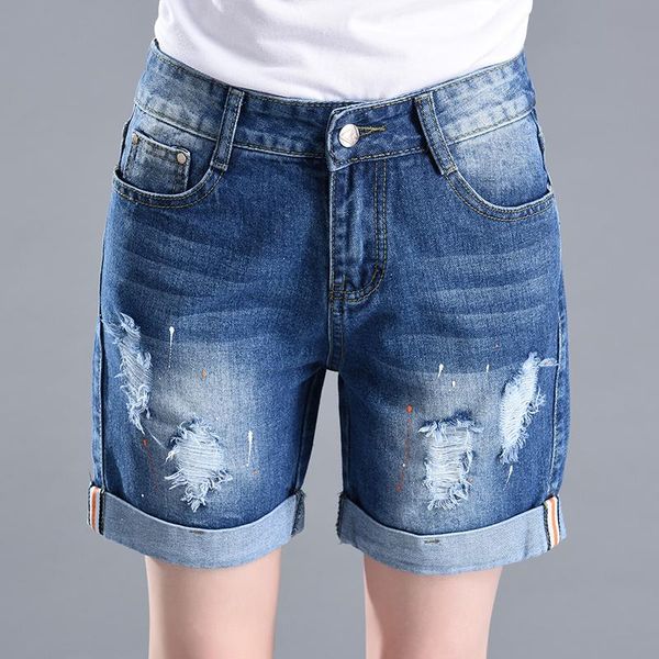women's jeans summer fashion plus size worn fat high waist elastic micro- stitching, Blue
women's jeans summer fashion plus size worn fat high waist elastic micro- stitching, Blue