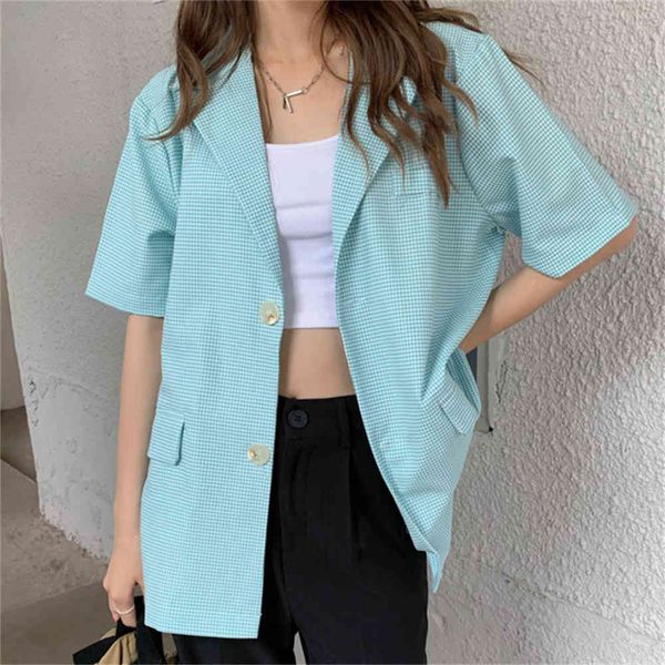 women's suits & blazers hzirip ol summer plaid-style clothing, minimalist, elegant and chic retro jackets with loose fitting, blazers,, White;black
women's suits & blazers hzirip ol summer plaid-style clothing, minimalist, elegant and chic retro jackets with loose fitting, blazers,, White;black