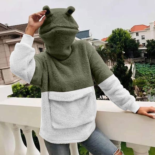 women's hoodies & sweatshirts funny zipper hooded women oversized pullover cute-frog casual fuzzy fleece front pocket winter, Black
women's hoodies & sweatshirts funny zipper hooded women oversized pullover cute-frog casual fuzzy fleece front pocket winter, Black