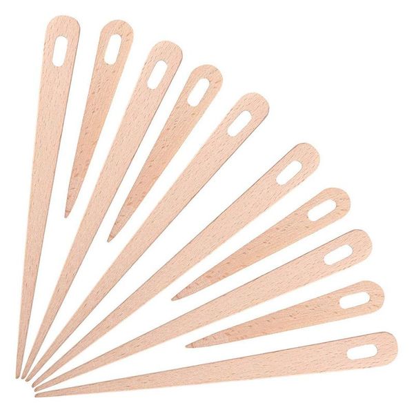 -10pcs diy wooden weaving loom tools tapestry darning knitting needles needlework sewing needle big eye yarn decorative objects & figurines
-10pcs diy wooden weaving loom tools tapestry darning knitting needles needlework sewing needle big eye yarn decorative objects & figurines
