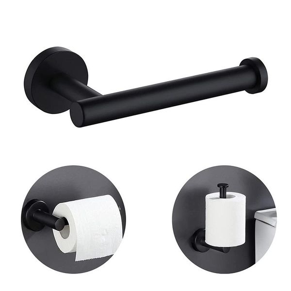 toilet paper holders 1pcs holder 304 stainless steel wall mount drilling installation black roll bathroom accessorie
toilet paper holders 1pcs holder 304 stainless steel wall mount drilling installation black roll bathroom accessorie