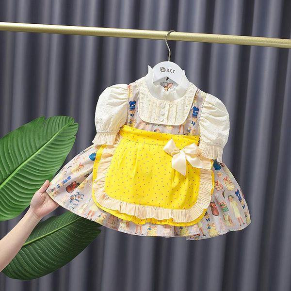 summer lolita children's sweet bow princess dress baby girls hubble-bubble sleeve cartoon lace collar kids girl's dresses, Red;yellow
summer lolita children's sweet bow princess dress baby girls hubble-bubble sleeve cartoon lace collar kids girl's dresses, Red;yellow