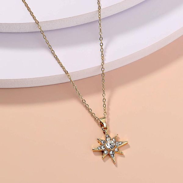 chains sun octagonal pendant necklace gold color religious chain choker women aesthetic party fashion jewelry gifts, Silver
chains sun octagonal pendant necklace gold color religious chain choker women aesthetic party fashion jewelry gifts, Silver