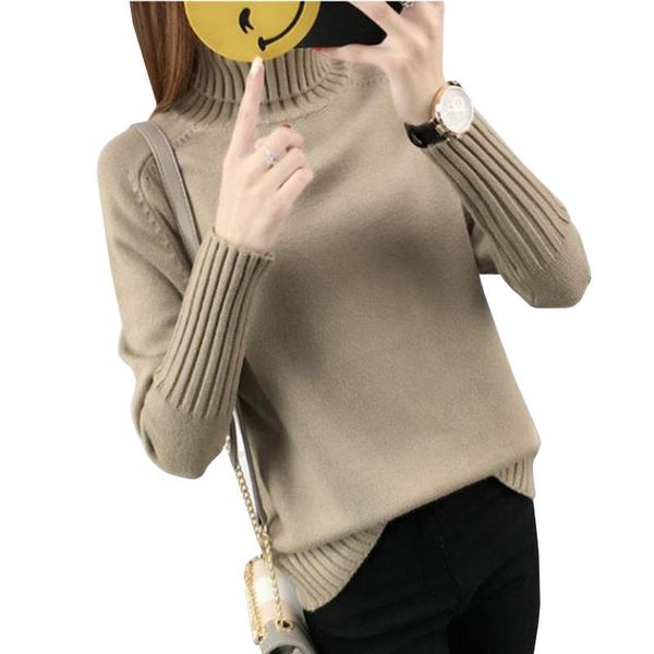 women's sweaters loose thick warm winter women turtleneck knitting tricot jumper and pullovers female as01, White;black
women's sweaters loose thick warm winter women turtleneck knitting tricot jumper and pullovers female as01, White;black