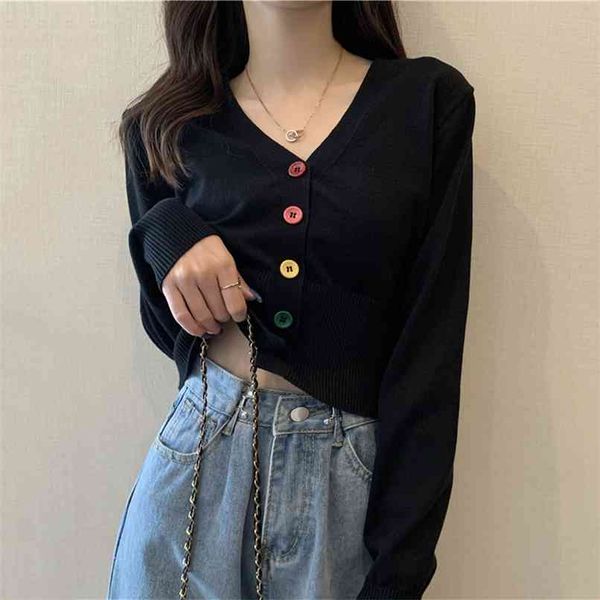 fashion women's knitwear spring retro design outerwear v-neck short knit cardigan 210520, White
fashion women's knitwear spring retro design outerwear v-neck short knit cardigan 210520, White