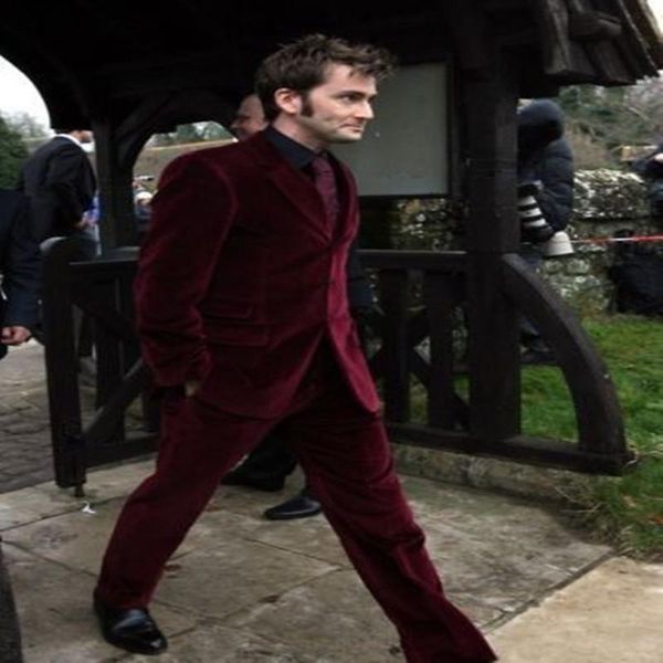 men's burgundy velvet wedding groom tuxedos groomsman man party suits (jacket+pant) 2021 arrival fashion men suit & blazers, White;black
men's burgundy velvet wedding groom tuxedos groomsman man party suits (jacket+pant) 2021 arrival fashion men suit & blazers, White;black