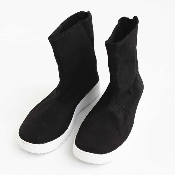 cloth clothes solid color boots national style canvas boots men's embroidered rubber soles, Black
cloth clothes solid color boots national style canvas boots men's embroidered rubber soles, Black