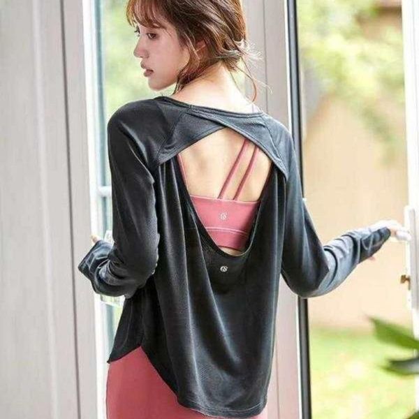 yoga outfit crop t-shirt women's long sleeve running summer coat deportivo mujer camisetas
yoga outfit crop t-shirt women's long sleeve running summer coat deportivo mujer camisetas