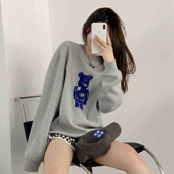 2020ss fashion ade flocking bear violence bear blue round neck sweater long sleeve, Black
2020ss fashion ade flocking bear violence bear blue round neck sweater long sleeve, Black