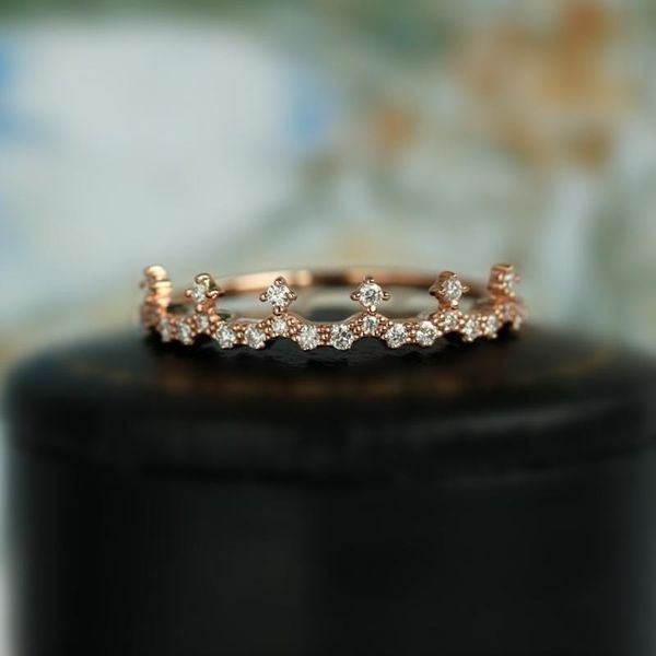 wedding rings queen crown rose gold ring fashion classic micro zircon band jewelry hand accessories, Slivery;golden
wedding rings queen crown rose gold ring fashion classic micro zircon band jewelry hand accessories, Slivery;golden