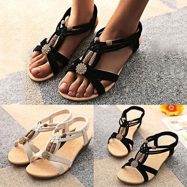 sandals women with roman back strap beach shoes mujer ladies summer fashion casual comfortable breathable plus size d1#, Black
sandals women with roman back strap beach shoes mujer ladies summer fashion casual comfortable breathable plus size d1#, Black