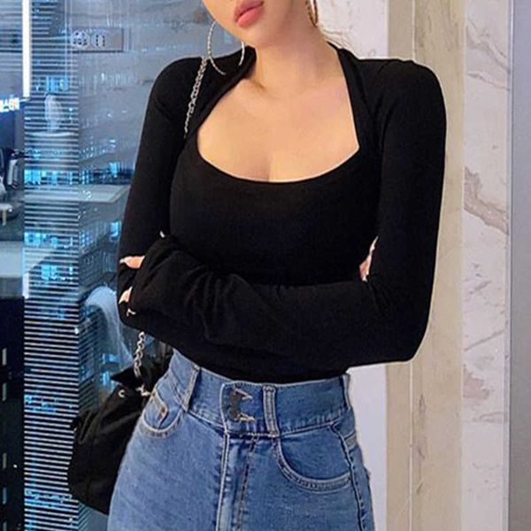 womengaga summer spring korean big bust women square collar full sleeve t shirt tshirt girl female kx3a 210603, White
womengaga summer spring korean big bust women square collar full sleeve t shirt tshirt girl female kx3a 210603, White