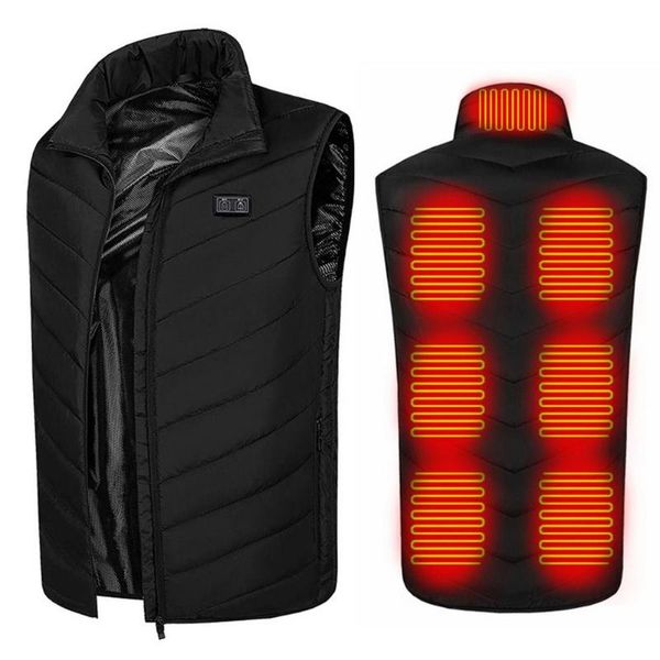 men's vests 11 heated vest jacket smart electric heating gilet men women coat thermal warm clothes hunting winter, Black;white
men's vests 11 heated vest jacket smart electric heating gilet men women coat thermal warm clothes hunting winter, Black;white