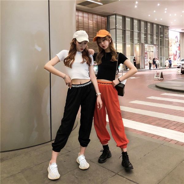 women's pants & capris jazz dance modern performance clothes hip-hop ghost step foot sports running nine-point exercise c, Black;white
women's pants & capris jazz dance modern performance clothes hip-hop ghost step foot sports running nine-point exercise c, Black;white
