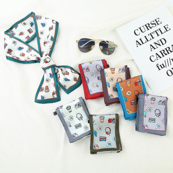 printed scarves cartoon props camera small silk scarf female simulation long decoration wild wrapper hair ties bands, Blue;gray
printed scarves cartoon props camera small silk scarf female simulation long decoration wild wrapper hair ties bands, Blue;gray