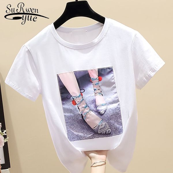 korean printed women vintage white short sleeve t-shirt o-neck summer loose fashion ladies clothing 8642 50 210521
korean printed women vintage white short sleeve t-shirt o-neck summer loose fashion ladies clothing 8642 50 210521