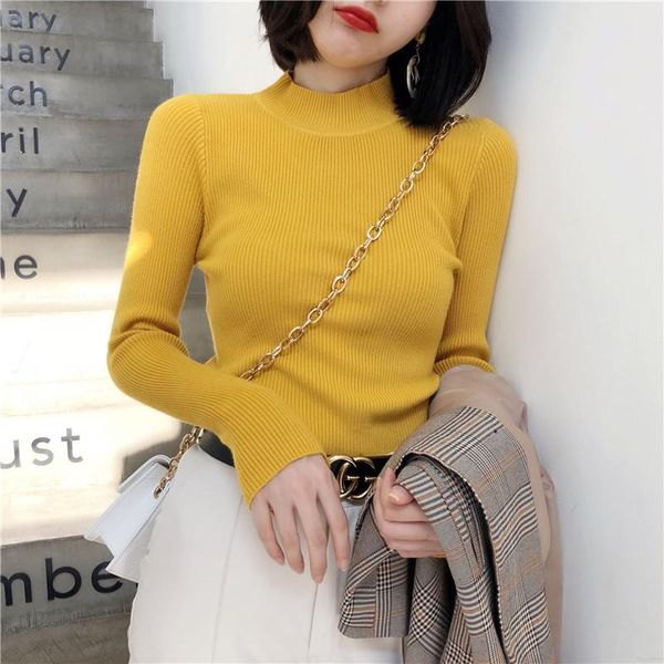 women's sweaters basic turtleneck sweater women autumn winter warm jumper long sleeve slim soft pulls solid clothes female knitted pul, White;black
women's sweaters basic turtleneck sweater women autumn winter warm jumper long sleeve slim soft pulls solid clothes female knitted pul, White;black