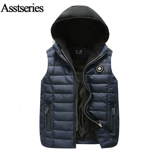 men's vests brand mens jacket sleeveless winter fashion casual coats male cotton-padded men waistcoat 3xl 75 9hk4, Black;white
men's vests brand mens jacket sleeveless winter fashion casual coats male cotton-padded men waistcoat 3xl 75 9hk4, Black;white
