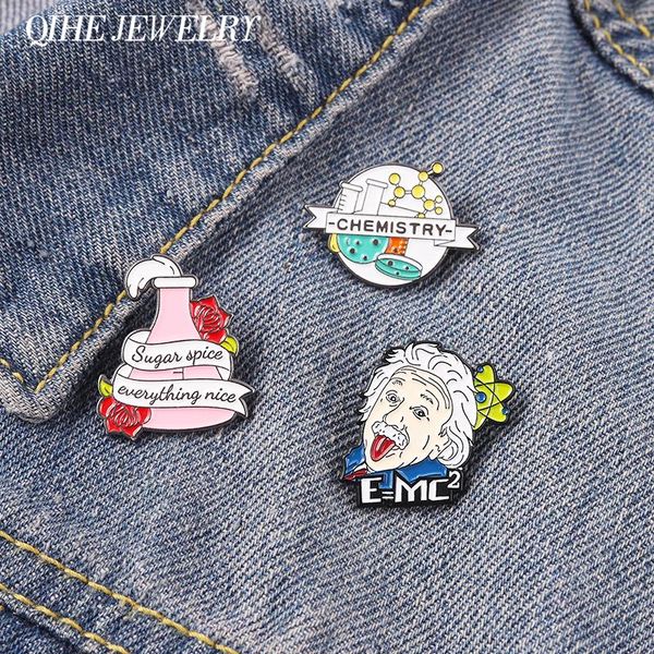 pins, brooches science and chemistry experiment enamel pins beaker erlenmeyer bottle portrait magic gifts for friend fashion jewelry, Gray
pins, brooches science and chemistry experiment enamel pins beaker erlenmeyer bottle portrait magic gifts for friend fashion jewelry, Gray