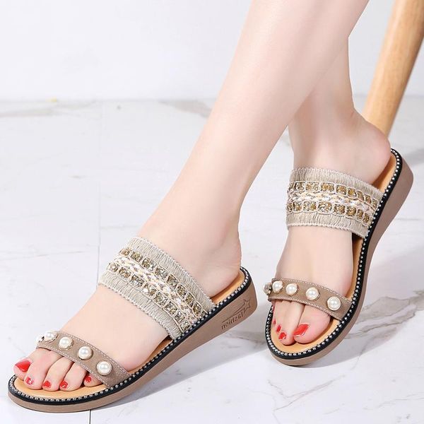 slippers 2021 summer women flat sandals shoes beach slip-on woven round toe leather suede slides flip flops 9605, Black
slippers 2021 summer women flat sandals shoes beach slip-on woven round toe leather suede slides flip flops 9605, Black