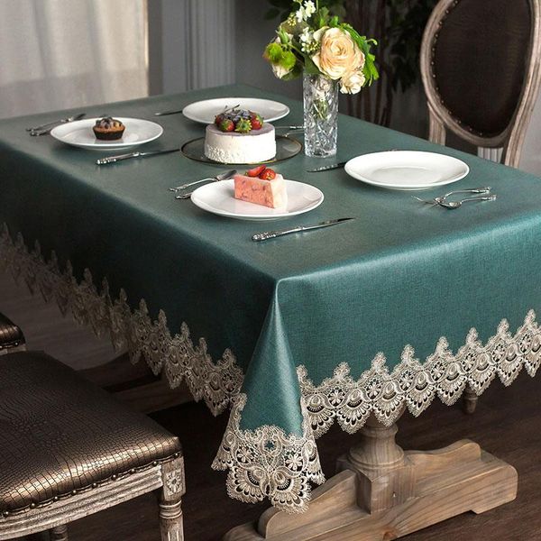 european lace soft rectangular dinning table cover waterproof party kitchen green tea tablecloth square oilproof decorative 2021 cloth
european lace soft rectangular dinning table cover waterproof party kitchen green tea tablecloth square oilproof decorative 2021 cloth