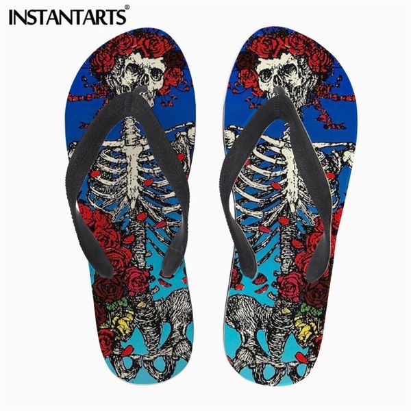 style summer slipper for women day of the dead skull pattern ladies flip flop breathable non-slip slides slippers, Black
style summer slipper for women day of the dead skull pattern ladies flip flop breathable non-slip slides slippers, Black