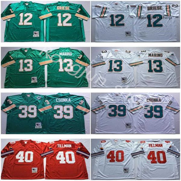 ncaa man foobtall 40 pat tillman jersey 12 bob griese 13 dan marino 39 larry csonka black red white green vintage quality
ncaa man foobtall 40 pat tillman jersey 12 bob griese 13 dan marino 39 larry csonka black red white green vintage quality
