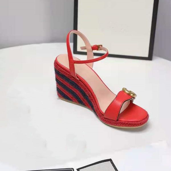 women leather platform espadrille sandals summer designer lady adjustable ankle strap buckle cord wedge-shaped rubber heel sandal, Black
women leather platform espadrille sandals summer designer lady adjustable ankle strap buckle cord wedge-shaped rubber heel sandal, Black