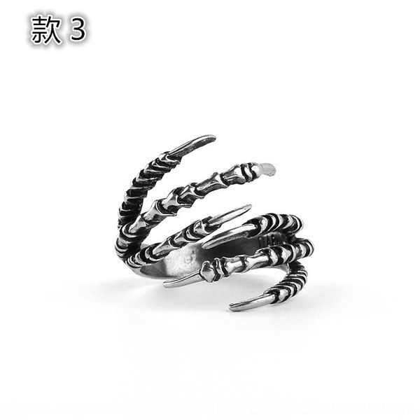 dl9g men's aggressive mouth titanium steel eagle dragon claw halloween skull jewelry band s ring ringrock jewelry, Silver
dl9g men's aggressive mouth titanium steel eagle dragon claw halloween skull jewelry band s ring ringrock jewelry, Silver