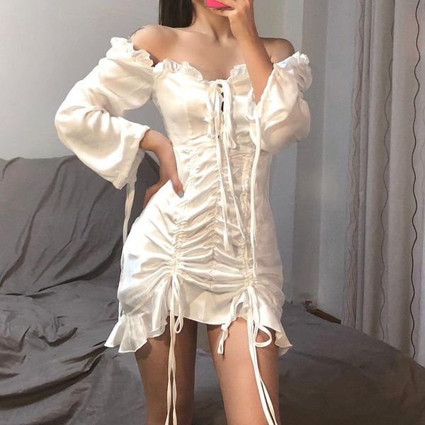 casual dresses goth women lolita gothic punk vintage fairy grunge clothes aesthetic y2k fairycore dress white lace up mini, Black;gray
casual dresses goth women lolita gothic punk vintage fairy grunge clothes aesthetic y2k fairycore dress white lace up mini, Black;gray