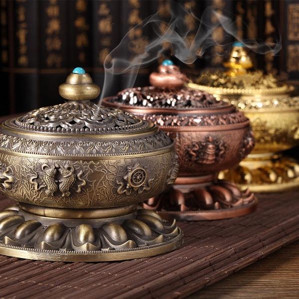 fragrance lamps incense burner buddhism buddha cone stick holder brass sandalwood smoke censer metal oil craft home decoration
fragrance lamps incense burner buddhism buddha cone stick holder brass sandalwood smoke censer metal oil craft home decoration