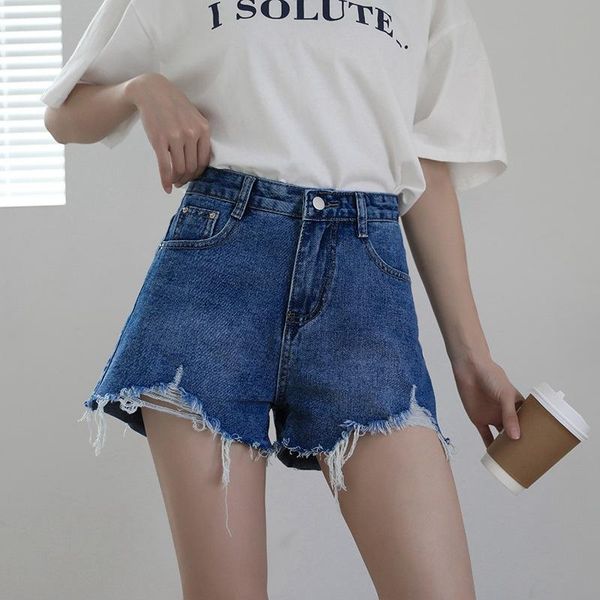 women's jeans summer versatile high waist jean shorts women loose casual short korean style all-match ladies denim pants, Blue
women's jeans summer versatile high waist jean shorts women loose casual short korean style all-match ladies denim pants, Blue