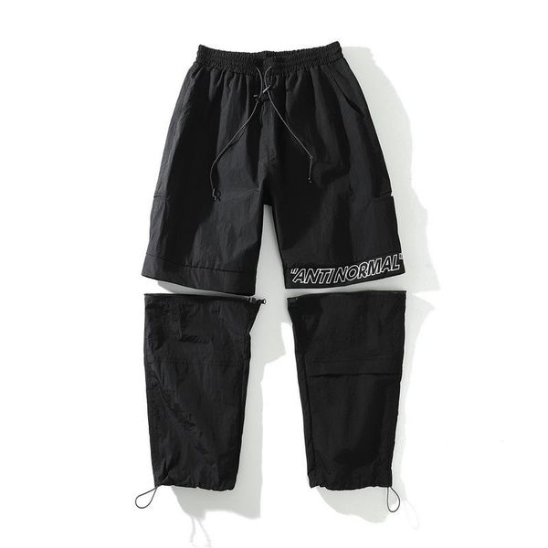 / detachable overalls men's and women's hip-hop pants loose sweatpatns 2021 trend function tide cropped letter 9y1295, Black
/ detachable overalls men's and women's hip-hop pants loose sweatpatns 2021 trend function tide cropped letter 9y1295, Black