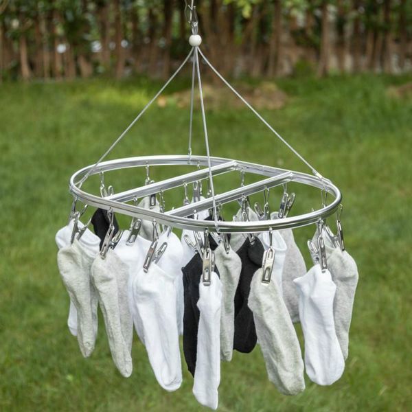 hangers & racks multi clip drying rack stainless steel socks underwear aluminum windproof hanger
hangers & racks multi clip drying rack stainless steel socks underwear aluminum windproof hanger
