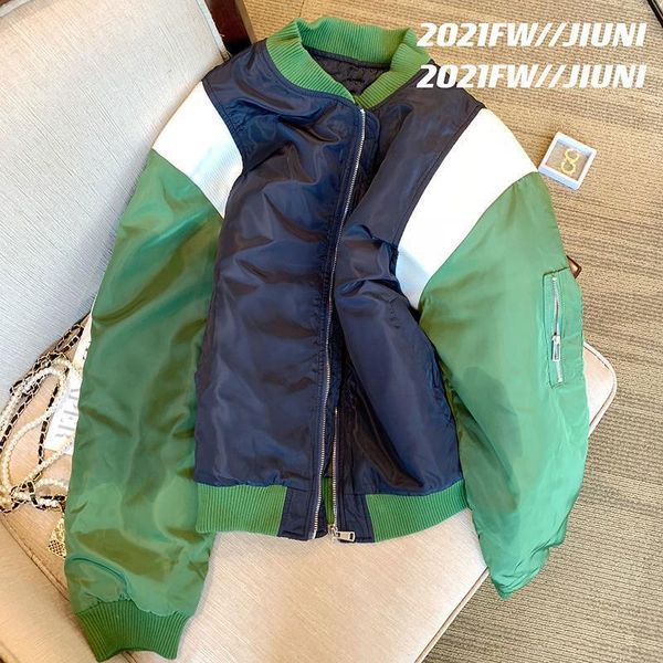 women's jackets 2021 spring autumn korea fashion women loose short coats all-matched casual patchwork quilted lining zipper v633, Black;brown
women's jackets 2021 spring autumn korea fashion women loose short coats all-matched casual patchwork quilted lining zipper v633, Black;brown