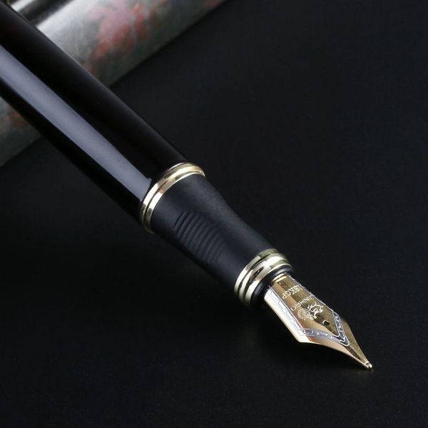 fountain pens black with red color luxury pen medium nib 0.5mm calligraphy durable business school supply
fountain pens black with red color luxury pen medium nib 0.5mm calligraphy durable business school supply