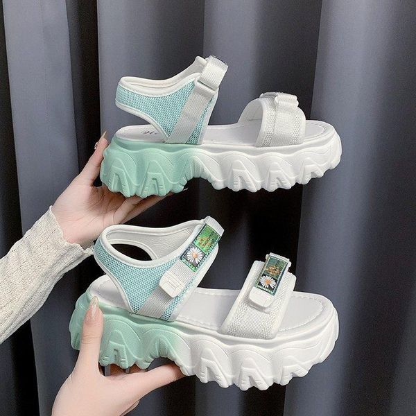 women chunky sandals platform designers fashion flower open toe shoes woman summer brand casual hook loop wedges sandal, Black
women chunky sandals platform designers fashion flower open toe shoes woman summer brand casual hook loop wedges sandal, Black