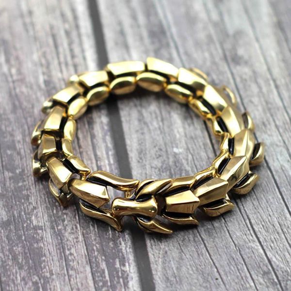 charm bracelets vintage men stainless steel bracelet unique dragon braslet for hombre survival brazalete jewelry accessories gift him, Golden;silver
charm bracelets vintage men stainless steel bracelet unique dragon braslet for hombre survival brazalete jewelry accessories gift him, Golden;silver