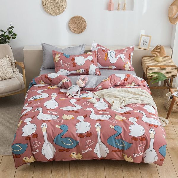 bedding sets duck cherry flower home textile duvet cover bed sheet pillow case youthful style single double king for set
bedding sets duck cherry flower home textile duvet cover bed sheet pillow case youthful style single double king for set