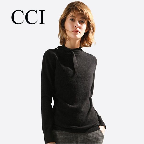 women's sweaters cci knitted sweater women long sleeve casaco feminino slim pullover turtlenec jumper black caramel lady clothes cci04, White;black
women's sweaters cci knitted sweater women long sleeve casaco feminino slim pullover turtlenec jumper black caramel lady clothes cci04, White;black