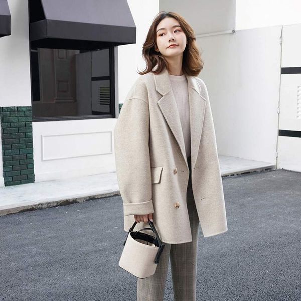 jackets fashion women long sleeve cardigan casual wool blends trench winter korea style solid coat 52ys uqu8, Black;brown
jackets fashion women long sleeve cardigan casual wool blends trench winter korea style solid coat 52ys uqu8, Black;brown
